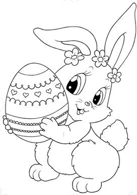 COLORIAGE POUR PAQUES coloriage pour paques: